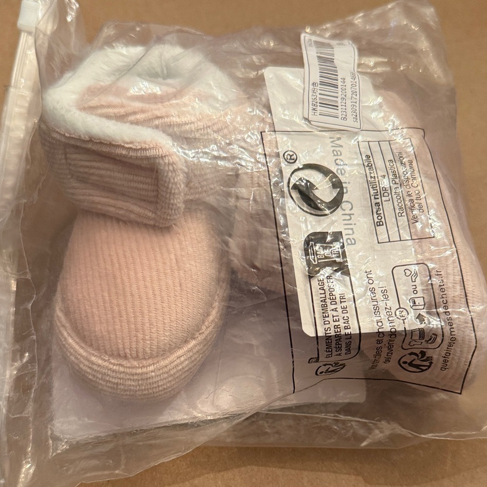 Pink Baby Booties